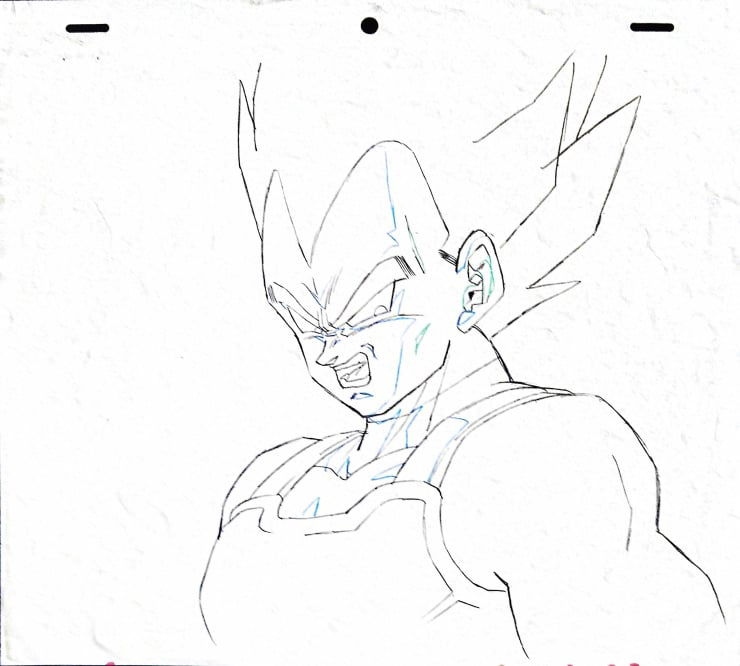 Dragon Ball Z Trunks Animation Sketch, in Morgan Fisher's Anime