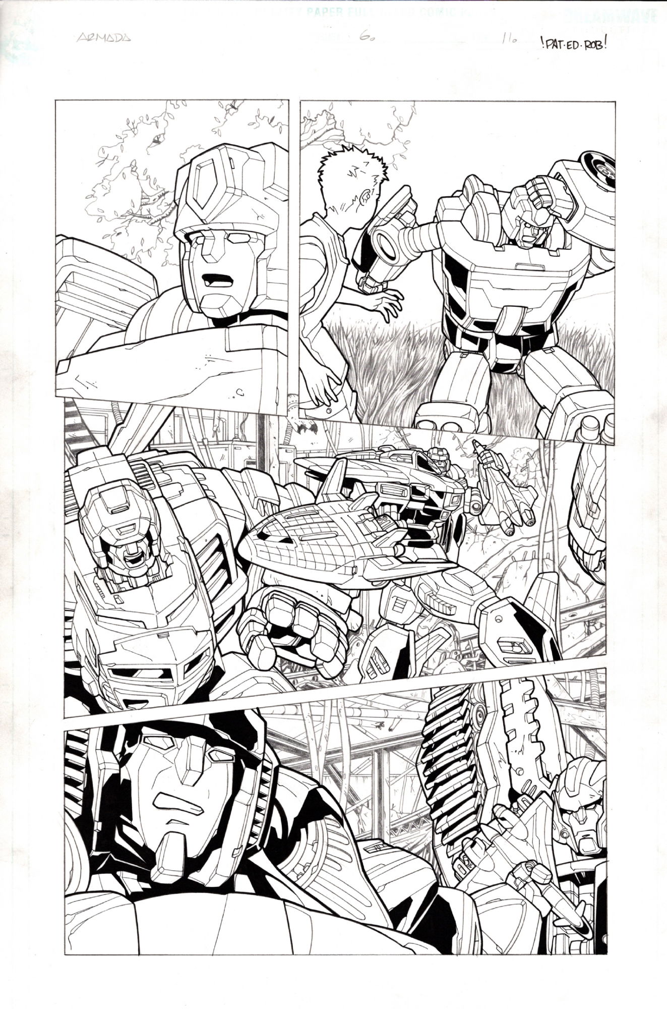 Transformers Armada 6 PG. 11 in Morgan Fisher s Published Pages