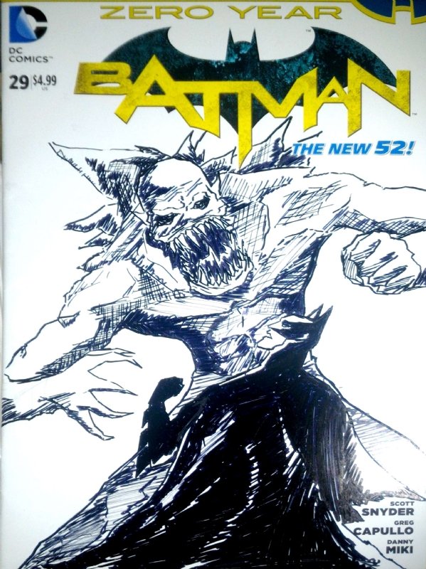 Batman vs. Doctor Death, in Ben BB's Sketch Cover Art - Pinoy Artists Comic  Art Gallery Room
