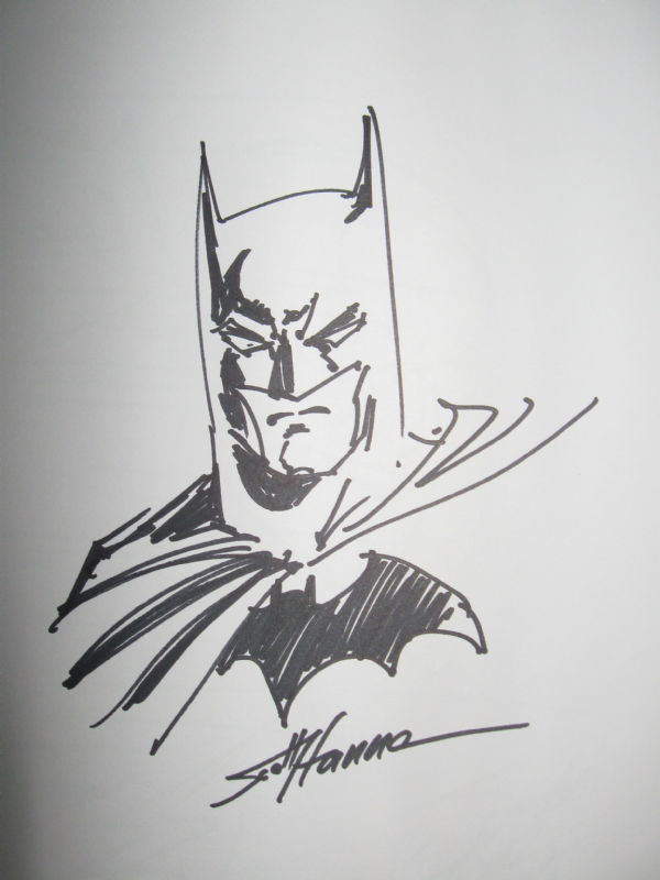 Batman by Scott Hanna, in Dale Gonsalves's Convention Sketches Comic ...