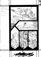 Tony Harris Rocketeer Adventures prelim 5 Comic Art