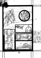 Tony Harris Rocketeer Adventures prelim 8 Comic Art