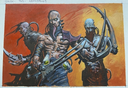 Chaos Nurgle Grotesques Juda'jul - Adrian Smith - Warhammer 40K Comic Art