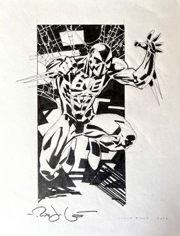 Spider-man 2099 By Rick Leonardi, In Linda Craig's Commissions 