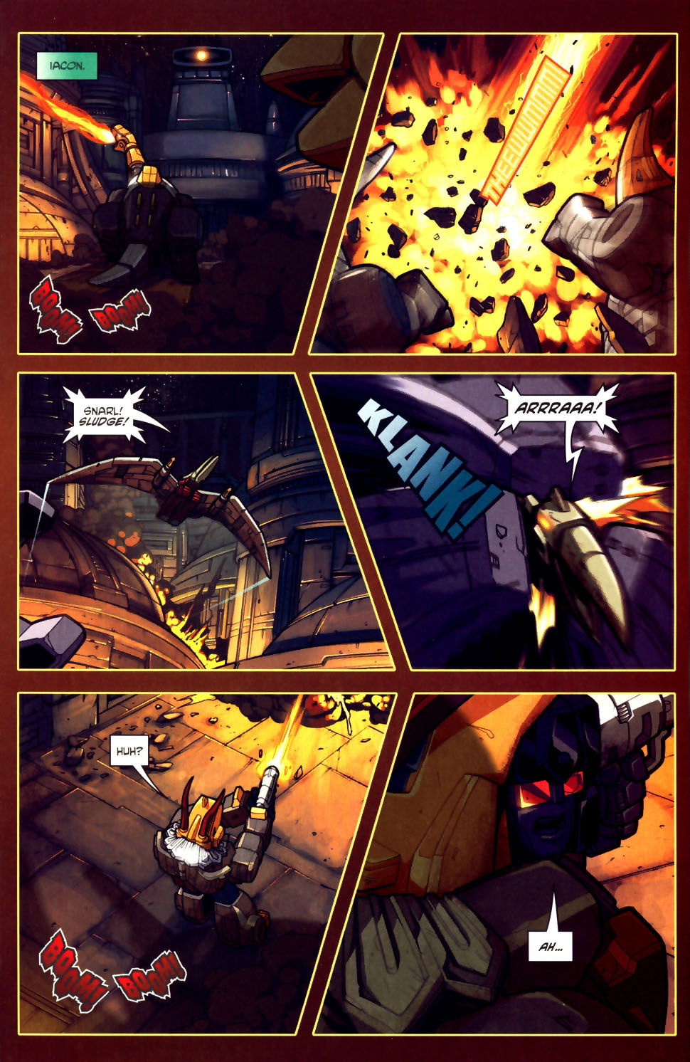 Transformers Generation One Vol 2 4 P15 In Derek Crabbes Transformers Comic Art Gallery Room 