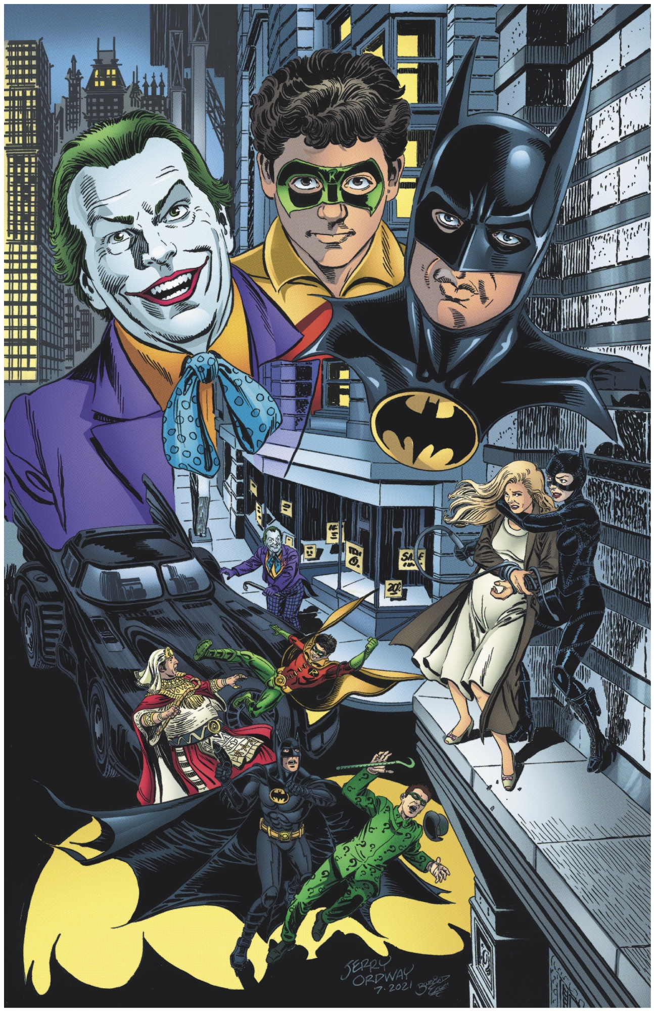 Batman '89 Sequel According to Tabloid Newspaper, in Derek Crabbe's DC  Comic Art Gallery Room