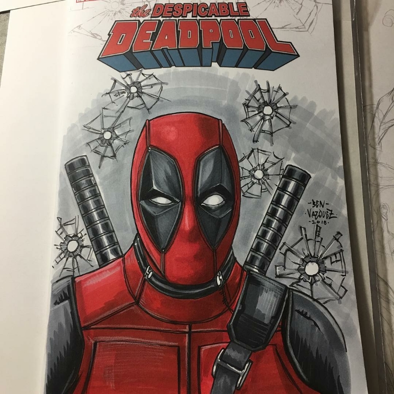 How To Draw Deadpool  Step By Step  Marvel  YouTube