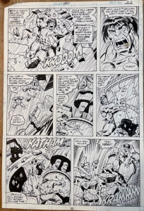 Incredible Hulk #240 page 22  Sal Buscema Comic Art