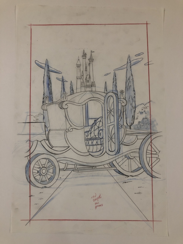 Cinderella 2 Dreams Come True Concept Cover Art Finished Pencils