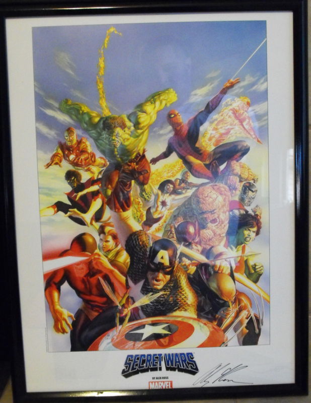 Secret Wars Lithograph by Alex Ross, in Jason W Gavin's Artist: Alex ...