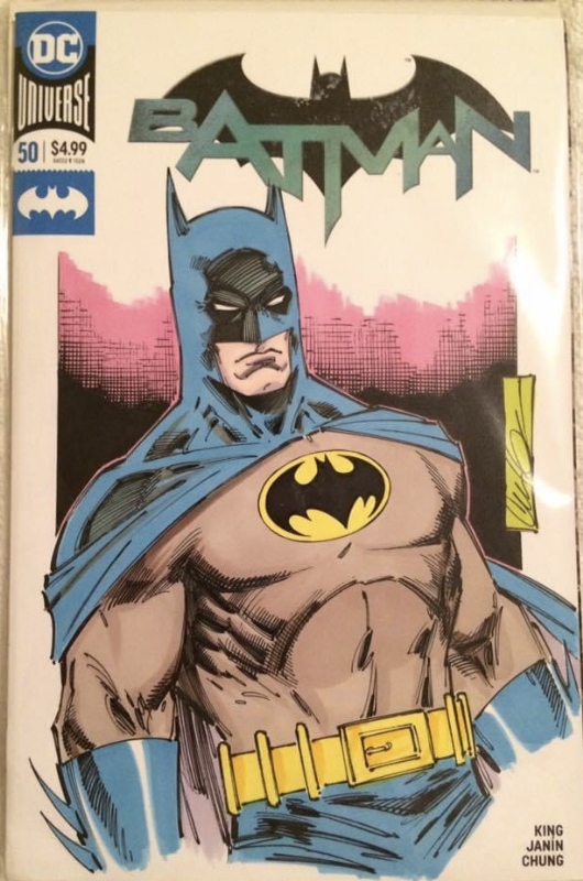 BATMAN, in PATRON OF COMIC ART's FORMERLY OWNED Comic Art Gallery Room