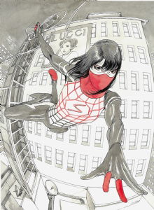 Silk Cindy Moon - Wilson Thai's Original Comic Art Gallery