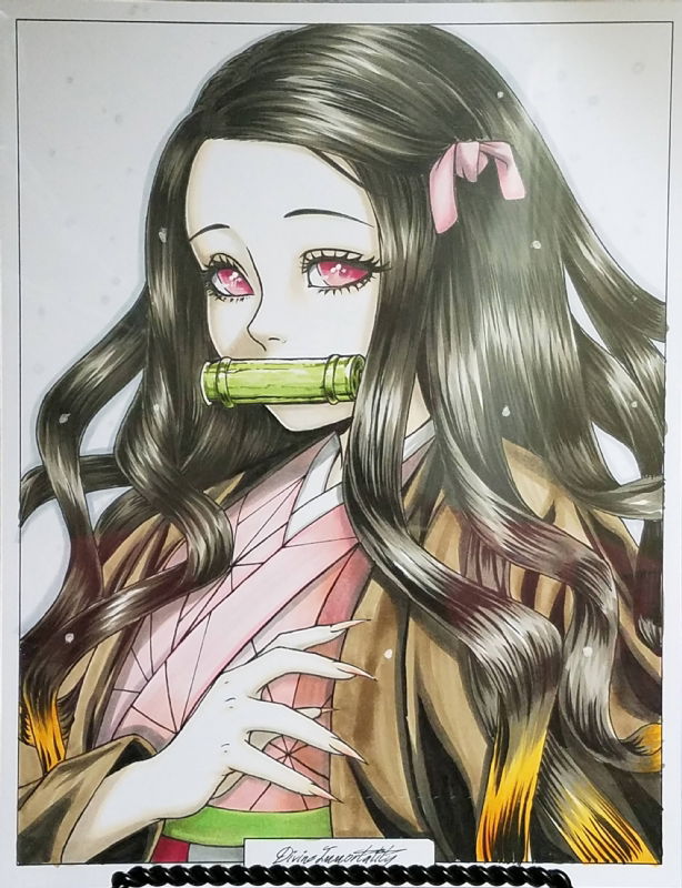 Nezuko (Demon Slayer), in Christopher Toledo's Ariel Diaz Comic Art ...