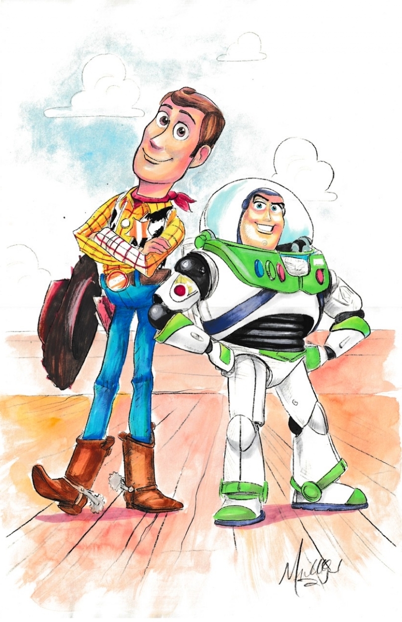 Woody from Toy Story 4 coloring page