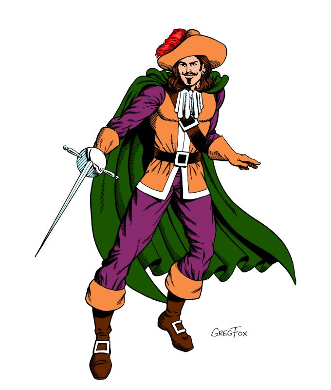 The Cavalier - Color, in David Stepp's The Super-Villains of Earth-Two ...