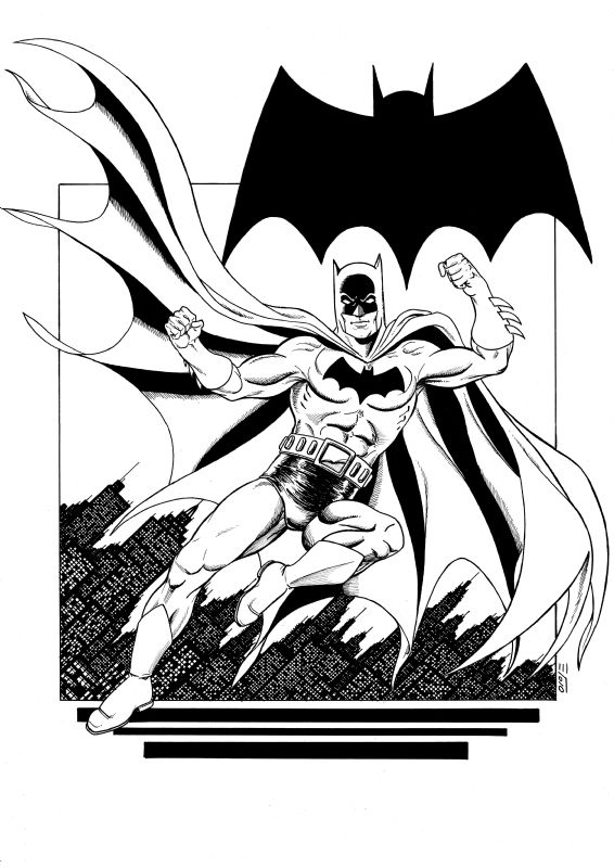 Golden Age Batman - B&W, In David Stepp's Justice Society Of America ...