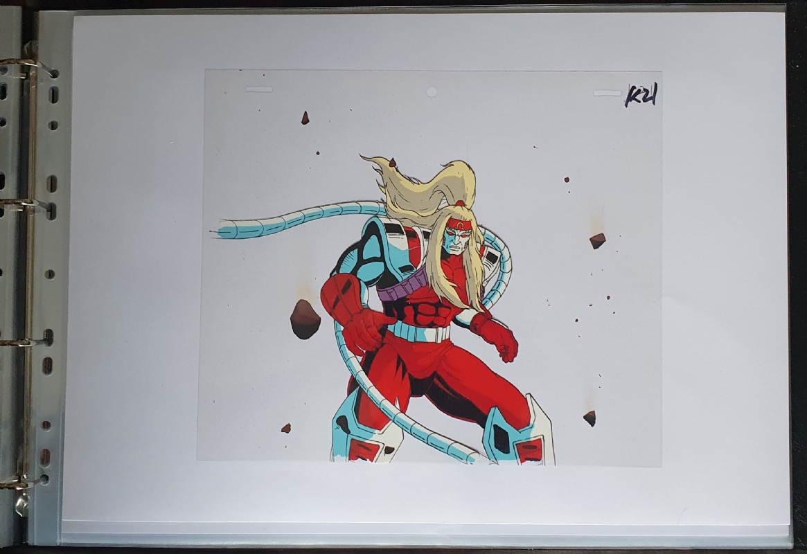 X-Men Animation Cel - Omega Red, in Ben Deakin's X-men The Animated Series  1992-1997 - Animation Cels Comic Art Gallery Room