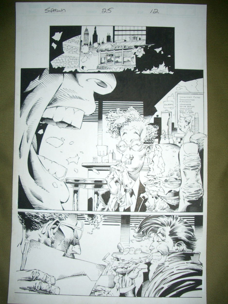 Spawn # 25 pg 12, in Andy Chan's Spawn #25 original art pages - Marc ...