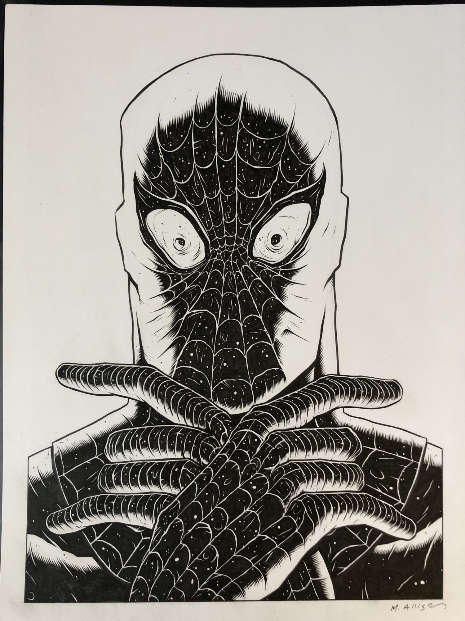 Brian Bolland Spider-Man Megazine #6 Pin-Up, in Chris C's Bolland, Brian  Comic Art Gallery Room