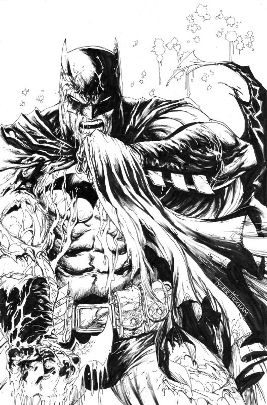 Batman Battle damage! , in Tyler Kirkham's Tyler Kirkham art Comic Art ...