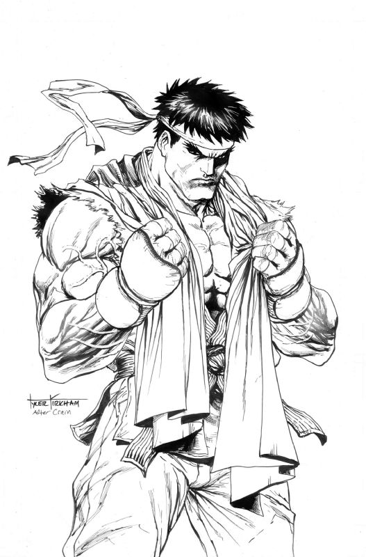 Ryu artwork #2, Street Fighter 4