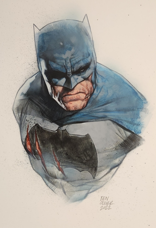 Ben Oliver Batman, in Ty P's Commissions and Sketches Comic Art Gallery Room