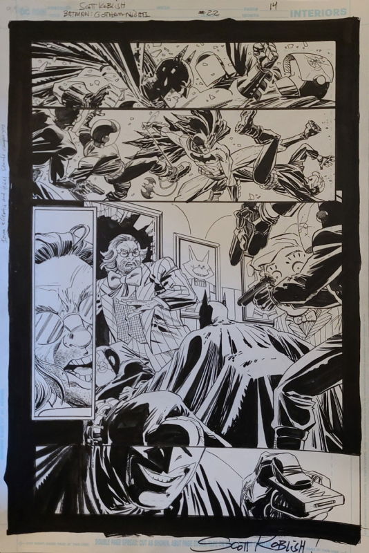 Batman: Gotham Nights 22 Pg.14, in Mike Hammer's Art by Scott Koblish ...