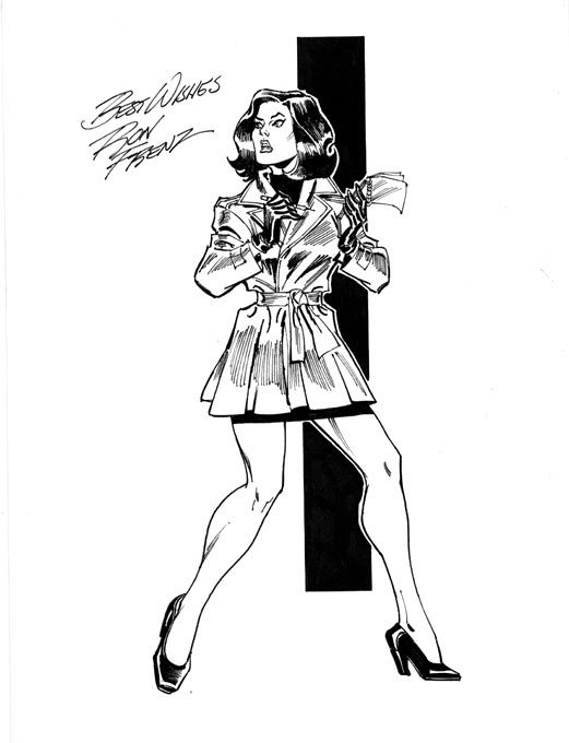 Lois Lane by Ron Frenz, in Devon Sanders's Art From All Over Comic Art ...