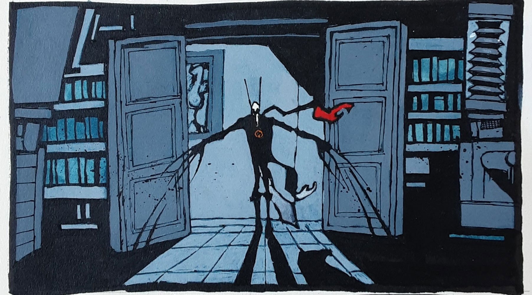 Mckeever - Batman - Nosferatu, in paul bogdanowski's Mckeever, Ted Comic  Art Gallery Room