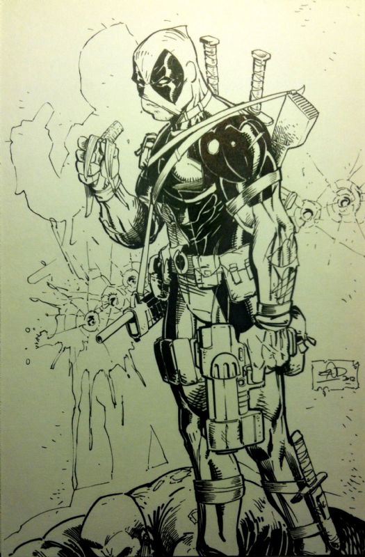 Deadpool 1, in Eric Ninaltowski's Commissions n Con Sketches Comic Art ...