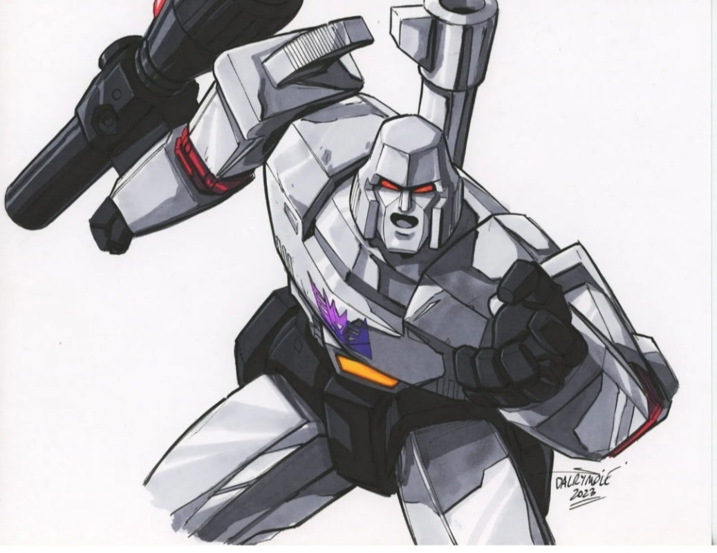 Transformers Megatron In Michael Sand S Pinups Comic Art Gallery Room