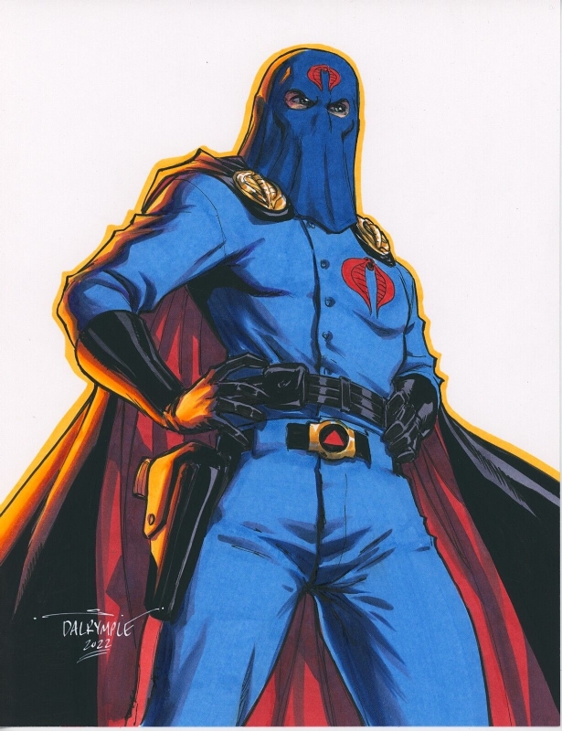 Cobra Commander Comic Art
