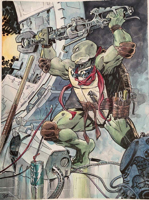 Teenage Mutant Ninja Turtle - Donatello by Peter Laird , in Jas M's Teenage  Mutant Ninja Turtles Comic Art Gallery Room