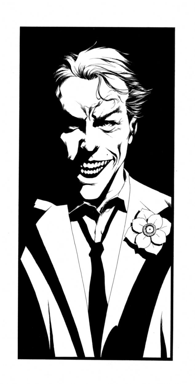 Joker, in Mike McKone's Commissions Comic Art Gallery Room