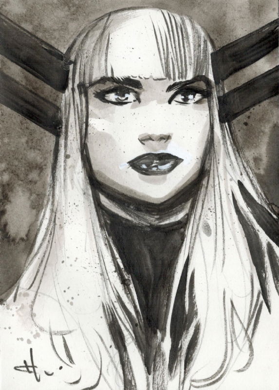 Magik, in Jack Hussey's Sketches Comic Art Gallery Room