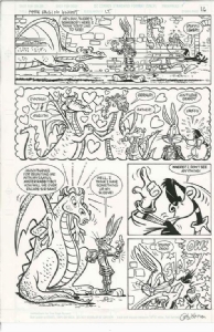 Warner Bros #131 p.16 y .17 Comic Art