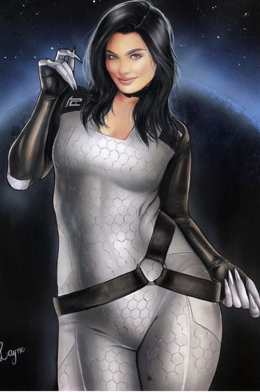 Miranda Lawson In Jackson Plyler S Mass Effect Comic Art Gallery Room