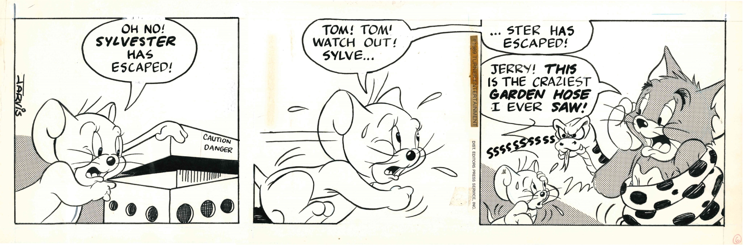 Tom & Jerry daily comic strip 1989, in Luca Dp's Vario Comic Art Gallery  Room