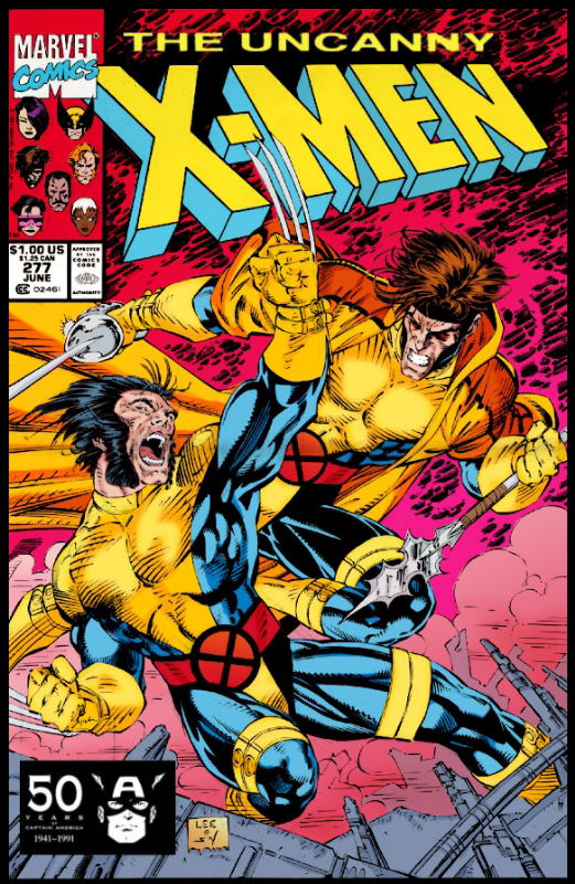 Uncanny X-Men #277 by Jim Lee, recolored by Shane M. Bailey, in Shane ...