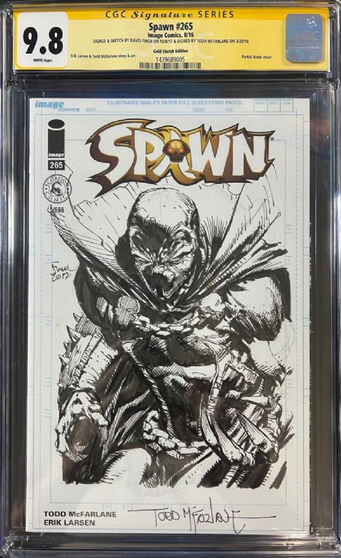 Spawn - David Finch, in Mike Smith's CGC Graded Sketch Covers Comic Art ...