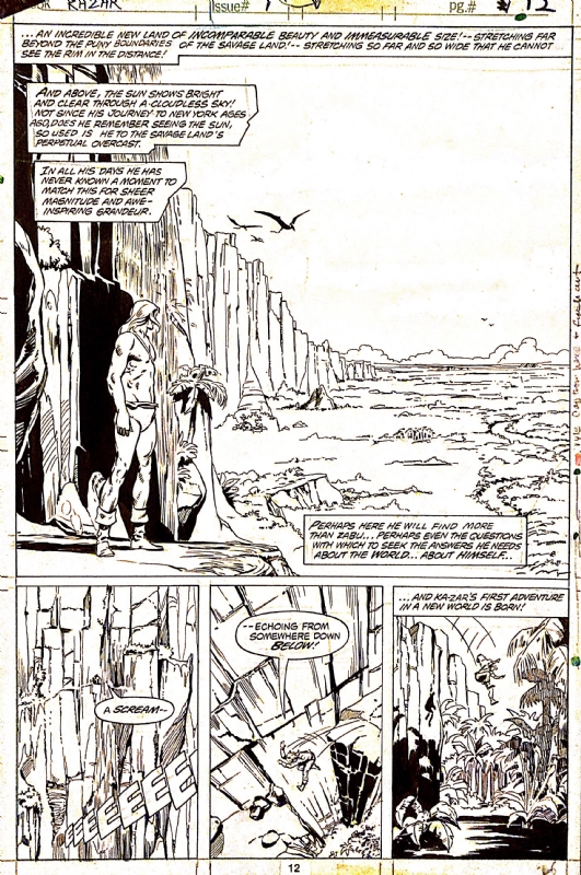 Anderson / Garzon Ka-Zar the Savage 1, in Tappan Zee's Interior pages ...