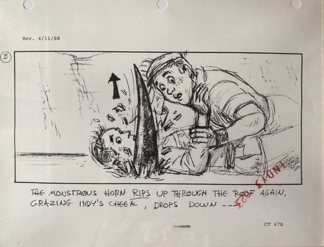 Original Production Storyboard - Indiana Jones and the Last