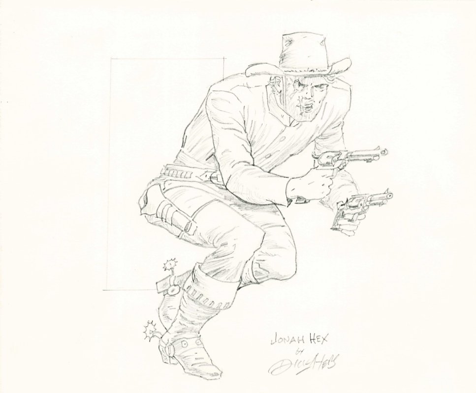 Jonah Hex by Dick Ayers, in Scott Brown's Jonah Hex Comic Art Gallery Room
