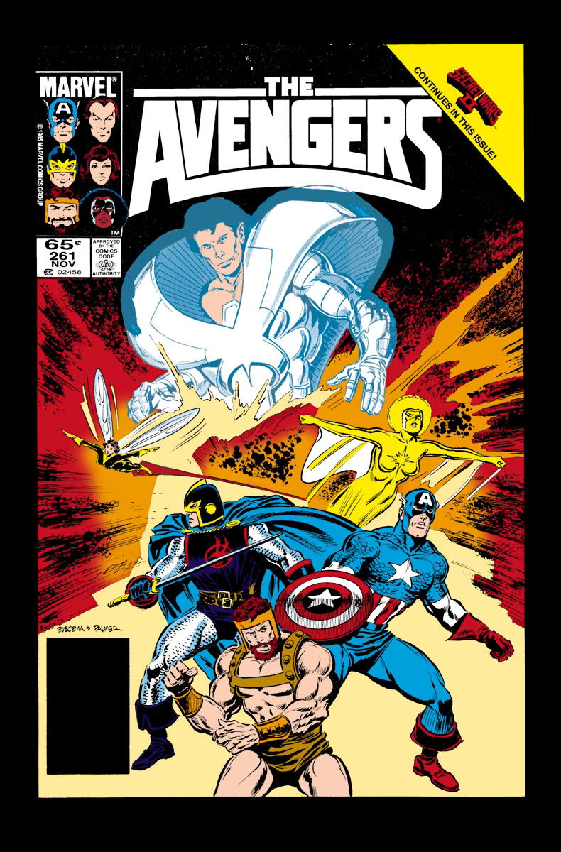 Avengers #261 cover color re -Creation, in TOM SMITH 30 year veteran ...