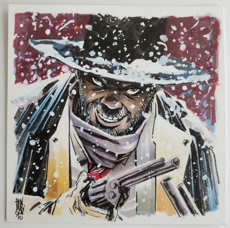 Major Marquis Warren The Hateful Eight By Mike Henderson In Kurt