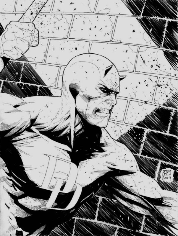 Daredevil The Seven Deadly Sins Wrath by Khoi Pham, in Matthew West's Commissions Comic Art