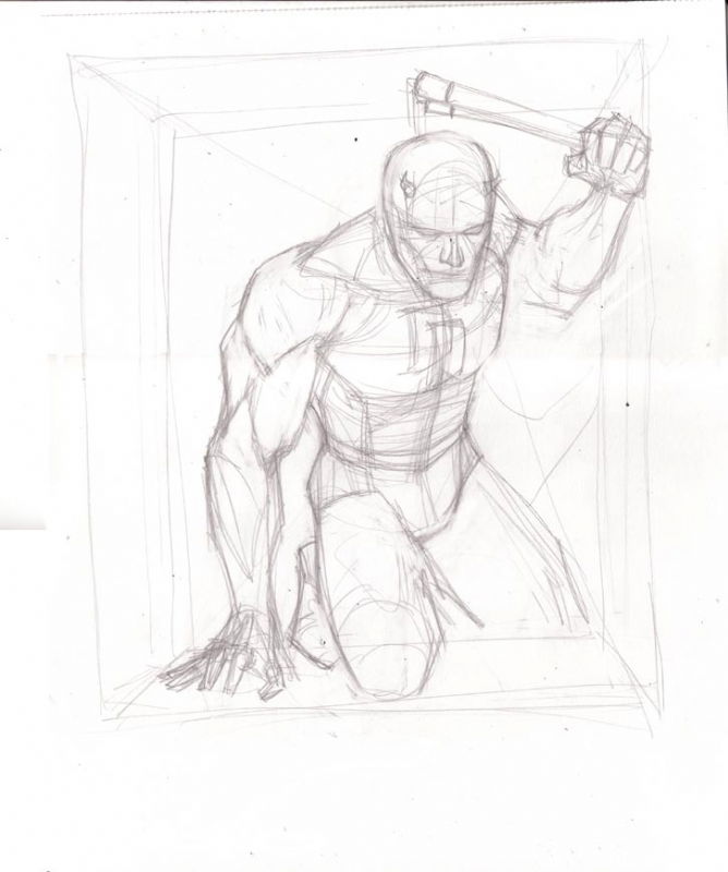 Daredevil Prelim by Whilce Portacio, in Matthew West's Preliminary ...