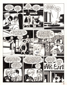 Love and Rockets #26, pg. 5 (1988) Comic Art