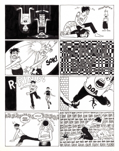 Easter Hunt  pg. 4 - Love and Rockets #42 Comic Art