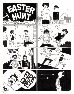 Easter Hunt 6-page Complete Story - Love and Rockets #42 (1993) Comic Art